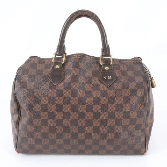 Louis Vuitton Damier Speedy 30 Leather Tote Bag Shoulder in Leather from The Reluxe, photo 1 of 1