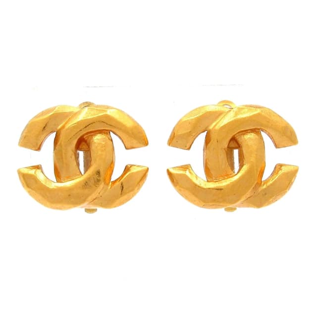 Chanel Earrings Gold in Gold from The Reluxe, photo 1 of 1