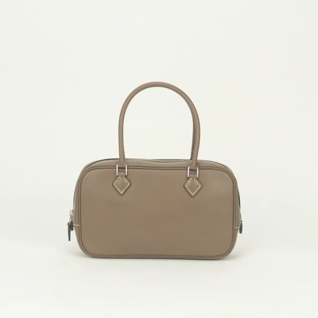 Hermès Plume Elan Mini 22 Tote Bag Swift Etoupe Gray Beige Silver Veau in Taupe Swift leather from The Reluxe, photo 1 of 1