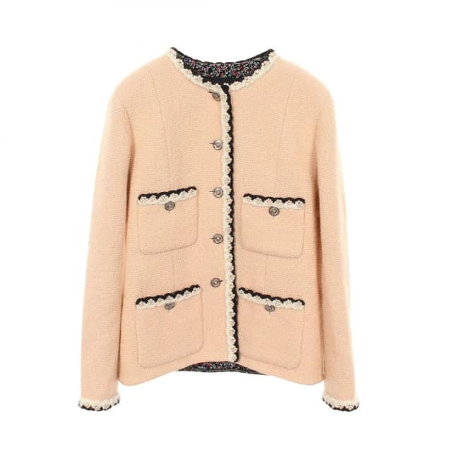 Chanel Colorless Jacket Tweed Wool in Tweed from The Reluxe, photo 1 of 1