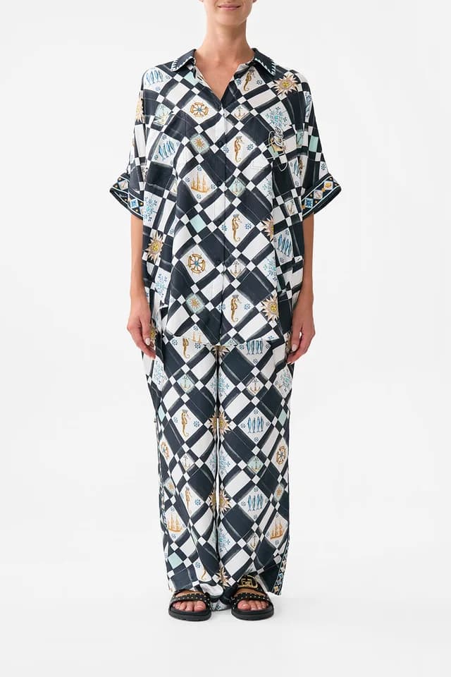 Camilla eBoutique OVERSIZED POCKET TUNIC FOLK AFLOAT, image 1 of 1 from CAMILLA
