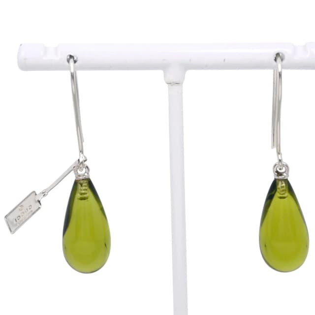 Gucci 925 Sterling Silver Glass Earrings in Silver from The Reluxe, photo 1 of 1