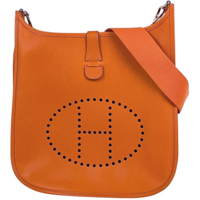 Hermès Evelyne 2 Shoulder Bag GM Perforated H Logo Veau Epsom Potiron in Epsom leather from The Reluxe, photo 1 of 1
