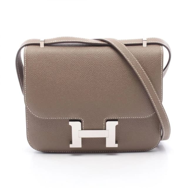 Hermès Shoulder Bag Constance 3 Mini Etoupe Calfskin in Taupe Calfskin from The Reluxe, photo 1 of 1