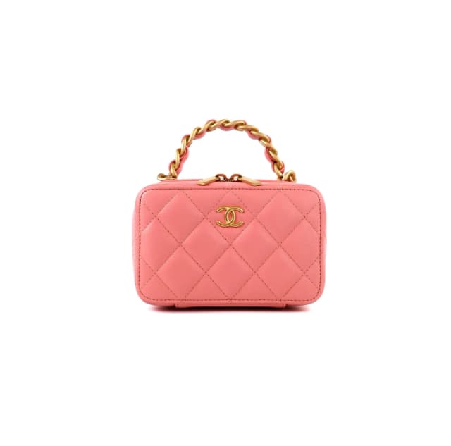 Chanel Pick Me Up Vanity Lambskin Pink in Pink Lambskin from The Purse Affair, photo 1 of 1
