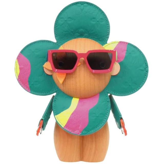 Louis Vuitton Vivienne Rainbow Playground Wood Leather Green Object in Green Leather from The Reluxe, photo 1 of 1