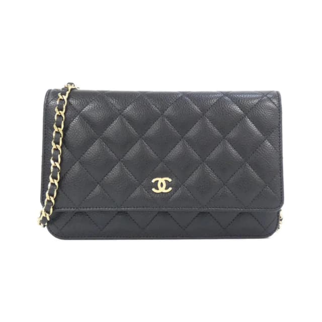 Chanel Timeless Classic Line Chain Wallet Shoulder Bag in Caviar leather from The Reluxe, photo 1 of 1