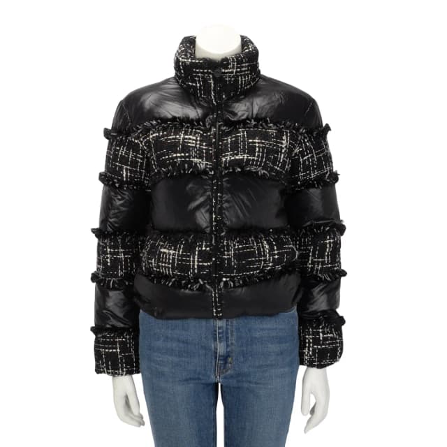 Chanel & Tweed Coco Neige Puffer Jacket FR 36 in Black Nylon from Blue Spinach, photo 1 of 1