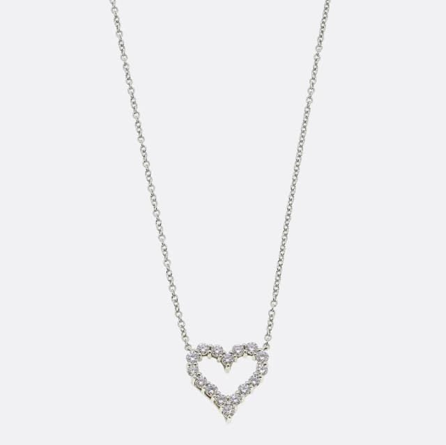Tiffany & Co. Diamond Heart Necklace from The Vintage Jeweller, photo 1 of 1