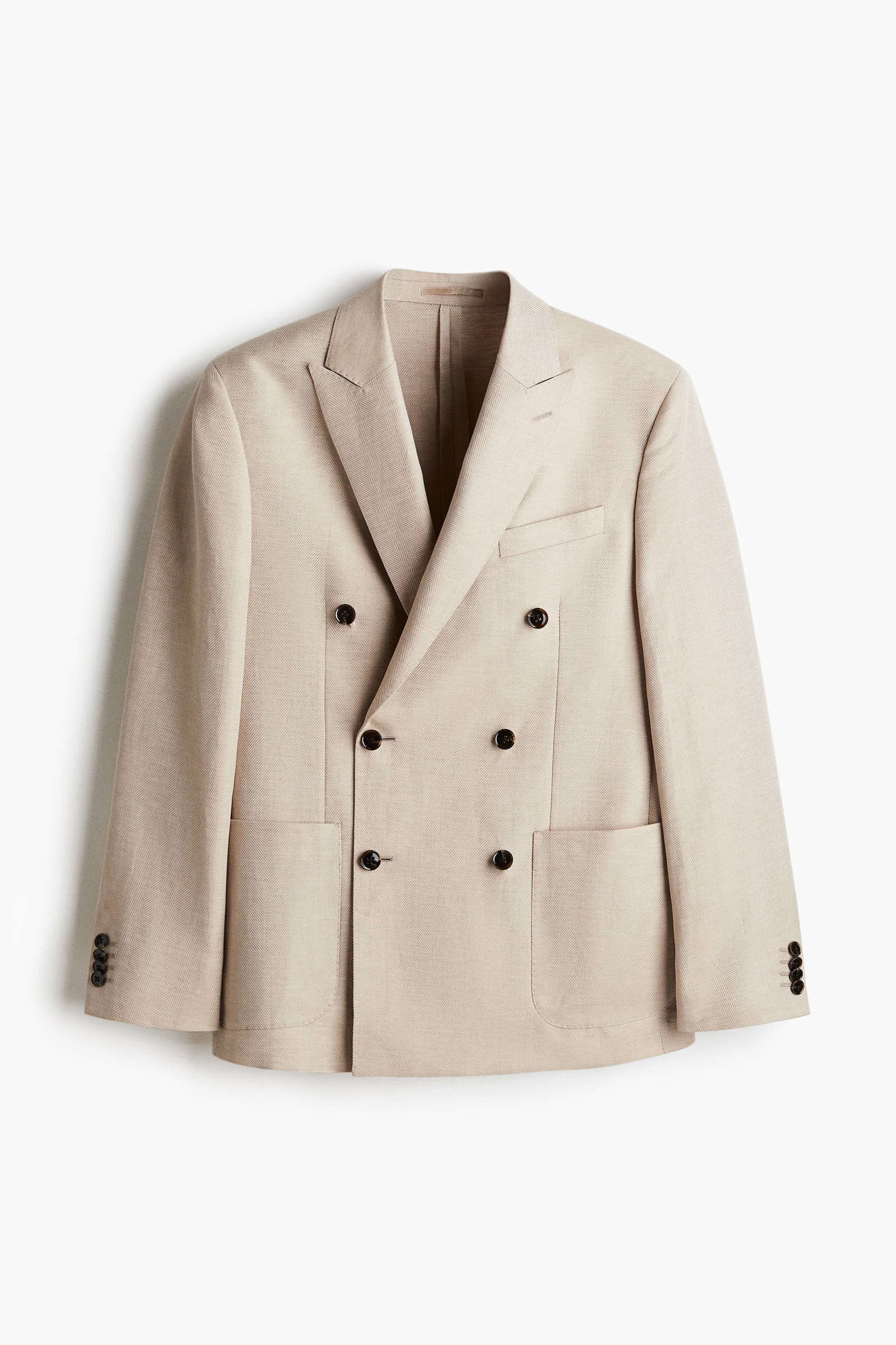 H&M Regular-Fit Wool-Blend Double-Breasted Jacket, image 1 of 1 from H&M (Canada)