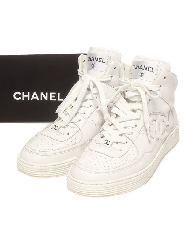 Chanel High-Top Sneakers from The Reluxe, photo 1 of 1