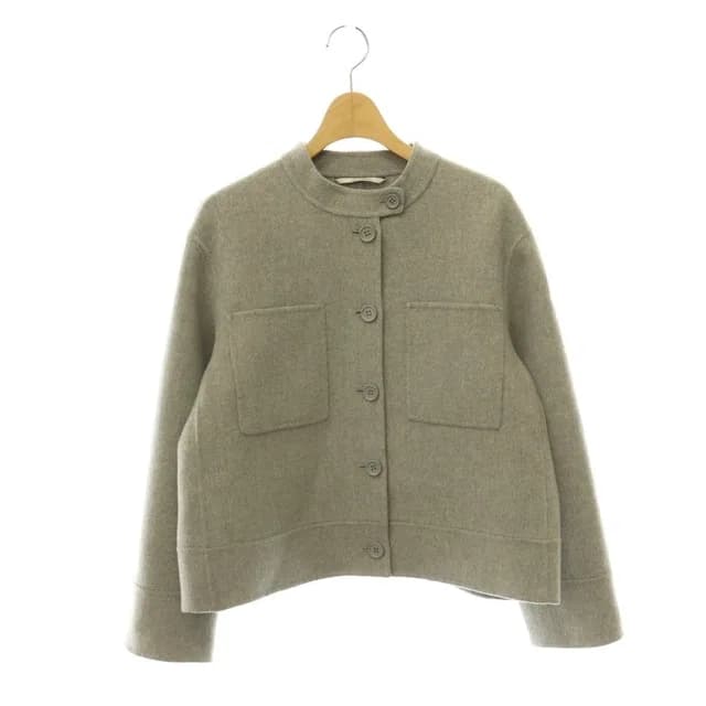 Max Mara S ' Sarah Virgin Wool Jacket Gray 36 in Grey Wool from The Reluxe, photo 1 of 1