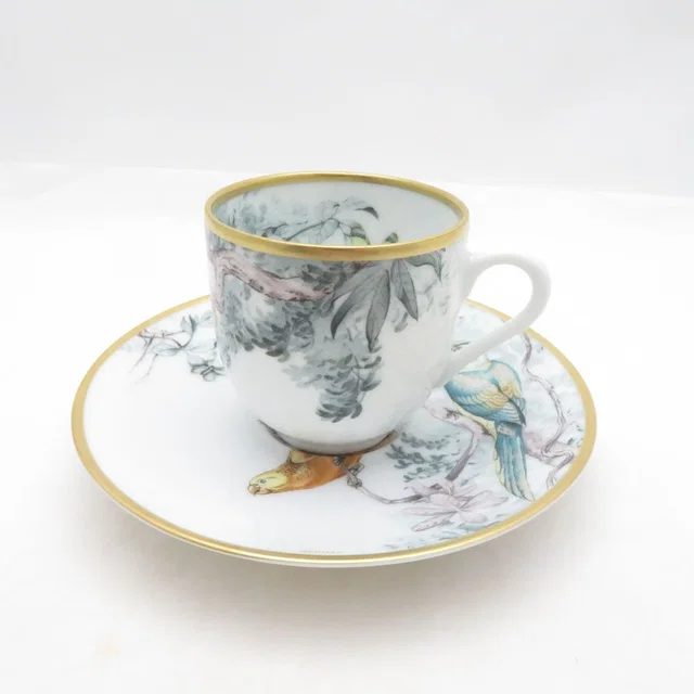 Hermès Equateur Sketch Coffee Cup & Saucer from The Reluxe, photo 1 of 1