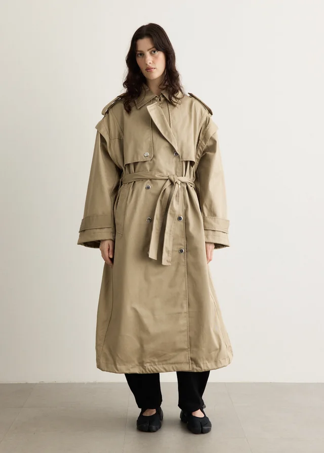 Nike AirReverent Trench Coat in KHAKI/KHAKI/KHAKI, image 1 of 1 from Incu