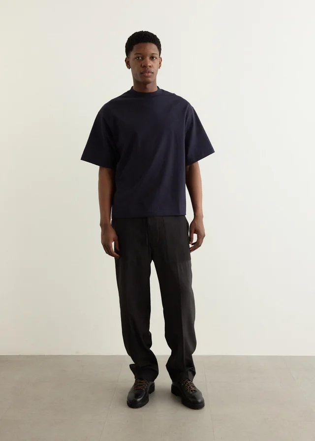 KAPTAIN SUNSHINE Take Easy Baker Pants in CHARCOAL, image 1 of 1 from Incu
