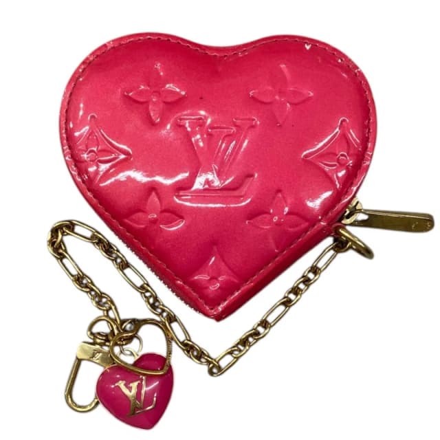 Louis Vuitton Coin Purse Porte Monet Crew Monogram Vernis Pink Rose Pop in Pink from The Reluxe, photo 1 of 1