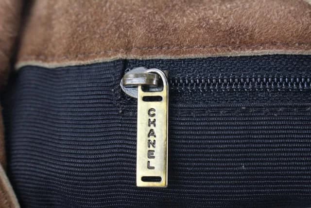 Chanel Brown Suede Patchwork Shopper Tote Bag in Brown Suede from Bagriculture, photo 1 of 1