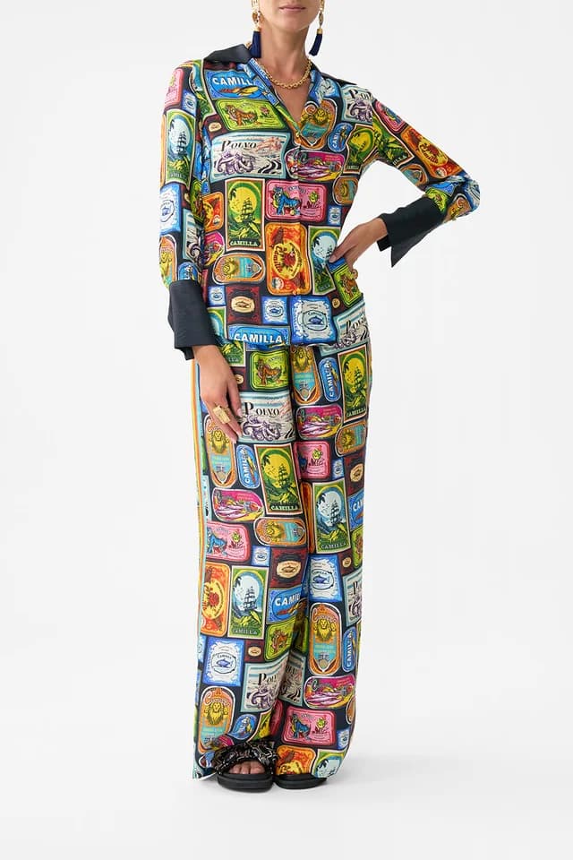 Camilla eBoutique PYJAMA SHIRT SAL DO MAR, image 1 of 1 from CAMILLA