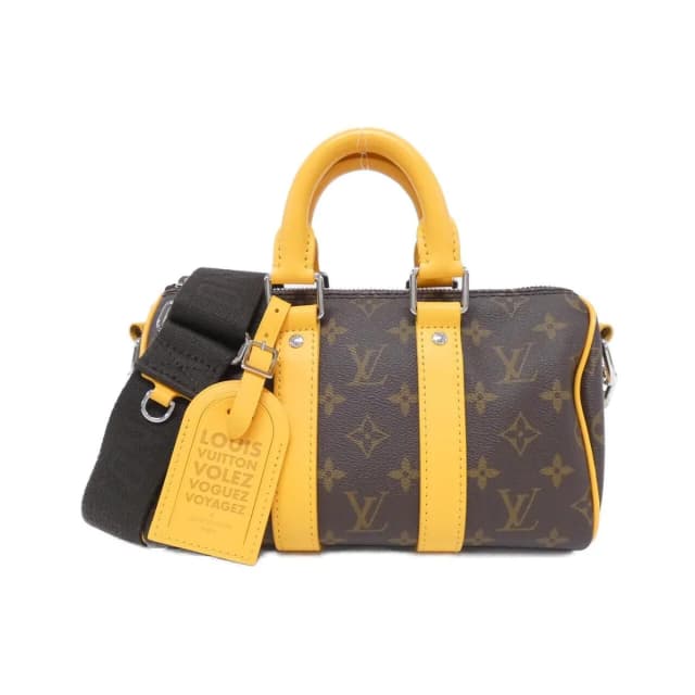 Louis Vuitton Monogram Macassar Keepall Bandouliere 25 Boston Bag in Coated canvas from The Reluxe, photo 1 of 1