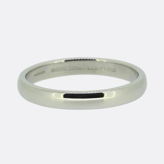 Tiffany & Co. 3mm Wedding Band Ring from The Vintage Jeweller, photo 1 of 1