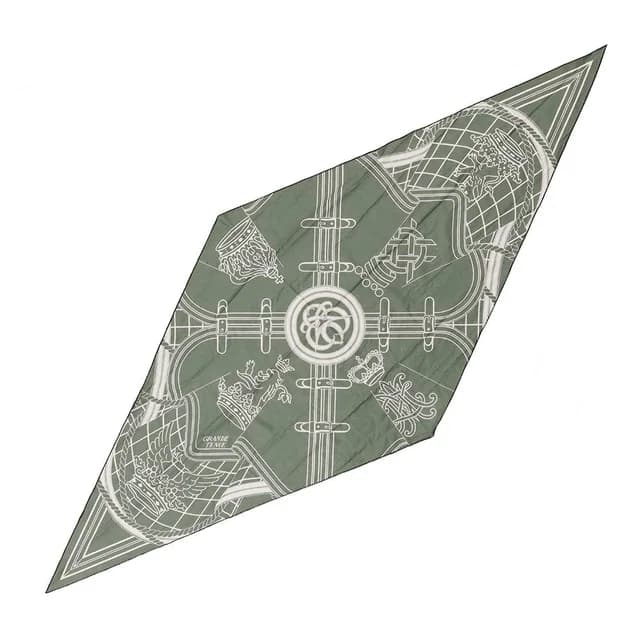 Hermès Scarf Losange Salonno Grande Tenue Cotton from The Reluxe, photo 1 of 1