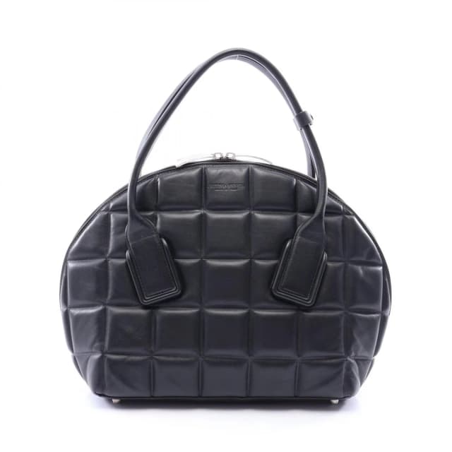 Bottega Veneta Handbag the Swoop Medium 2-Way Black Leather in Black Leather from The Reluxe, photo 1 of 1