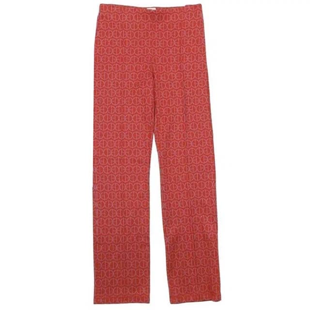 Hermès H Round Micro Jersey Pants Jacquard Knit All Over Print Orange 36 in Orange from The Reluxe, photo 1 of 1