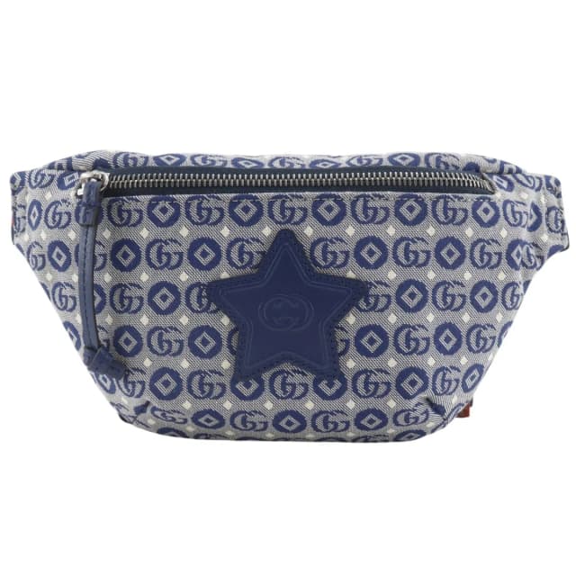 Gucci Children's Star GG Canvas Navy Waist Bag in Navy Canvas from The Reluxe, photo 1 of 1