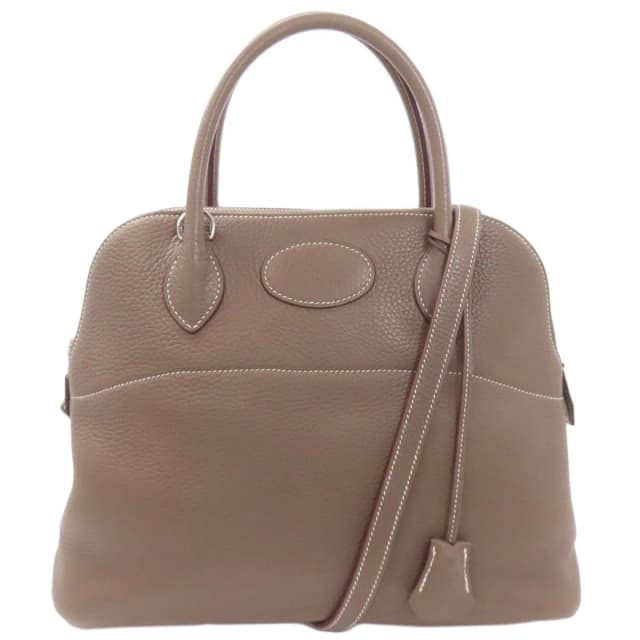 Hermès Bolide 31 Etoupe Silver Handbag Taurillon in Taupe from The Reluxe, photo 1 of 1