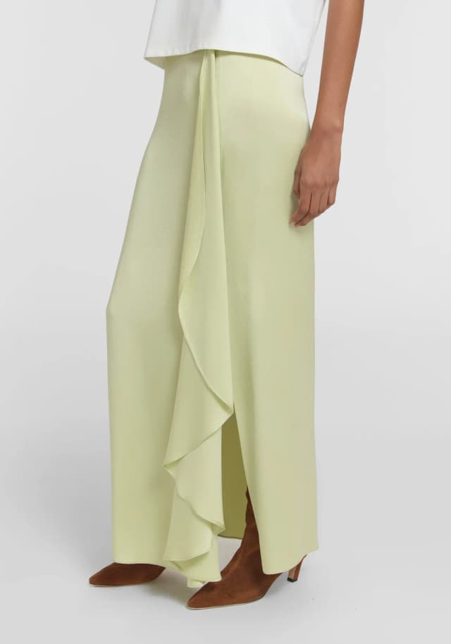 VIKTORIA & WOODS Midsummer Skirt in CELADON, image 1 of 1 from Viktoria & Woods