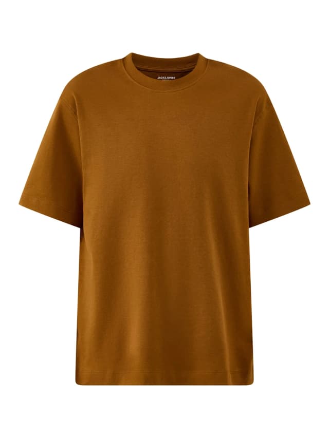 Jack & Jones Urban Edge T-Shirt Orange in Monks Robe, image 1 of 1 from Fenwick