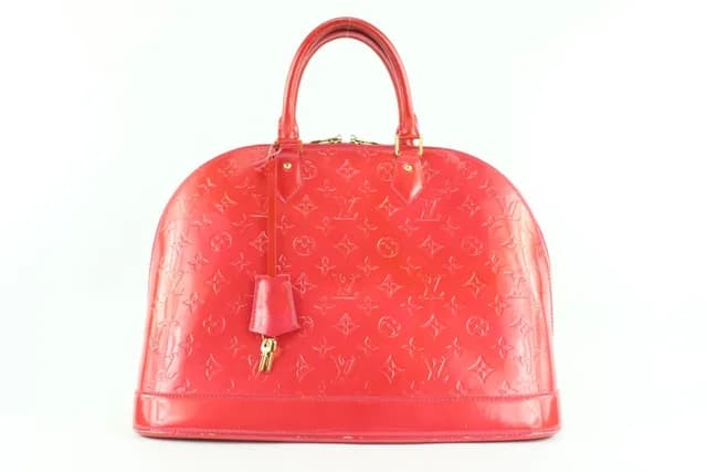 Louis Vuitton Alma GM Rose Indien Alma GM Bowler Bag in Pink Leather from Bagriculture, photo 1 of 1