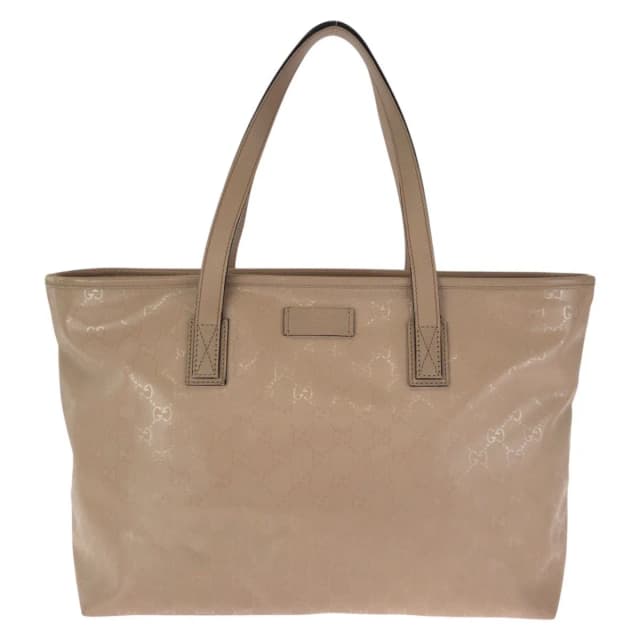 Gucci GG Supreme Pink Gold Tote Shoulder Bag in Pink from The Reluxe, photo 1 of 1