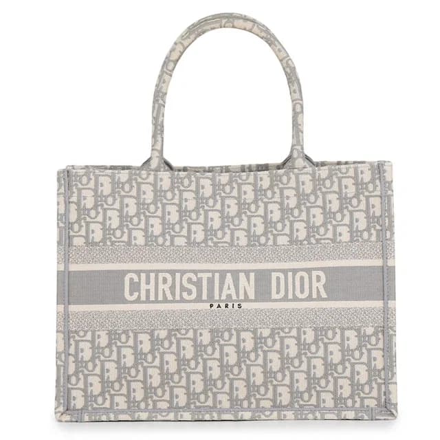 Dior Tote Bag Oblique Book Medium Canvas in Canvas from The Reluxe, photo 1 of 1