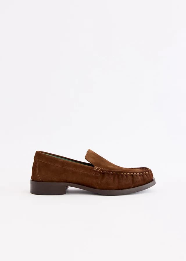 Vinny's Michel Loafers in Dark Brown Suede, image 1 of 1 from Incu