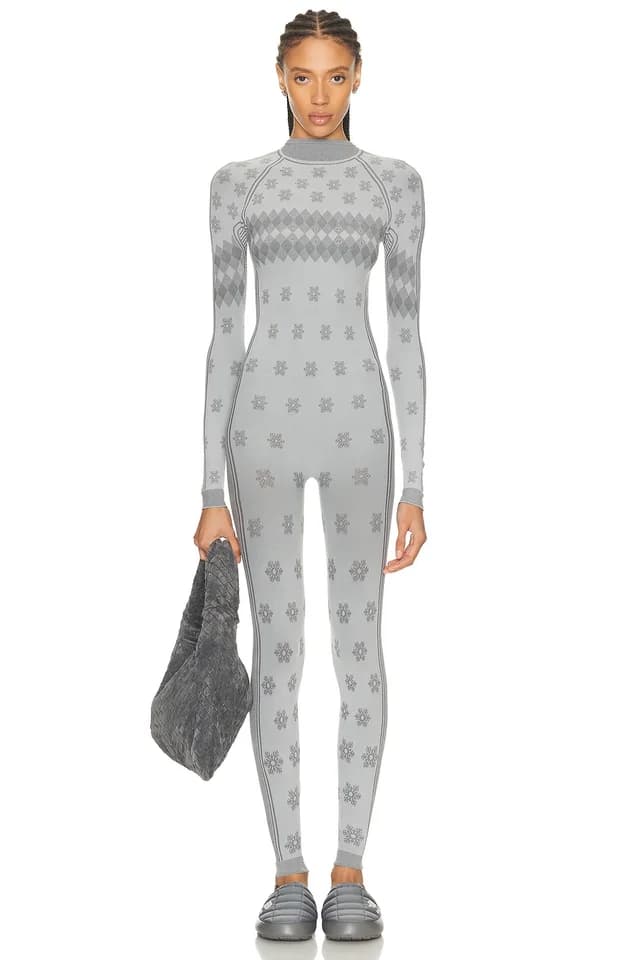 SKIMS Ski First Layers Turtleneck Catsuit, image 1 of 1 from FWRD