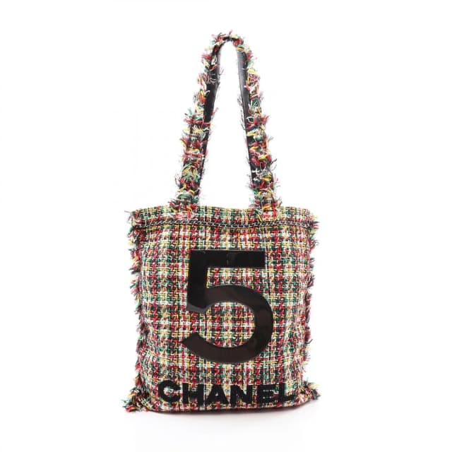 Chanel Tote Bag Black Multi Fabric Leather in Black Leather from The Reluxe, photo 1 of 1