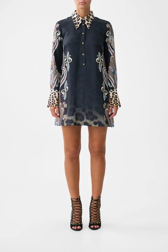 Camilla eBoutique MINI SHIRT DRESS ISTANBUL ANIMALIA, image 1 of 1 from CAMILLA