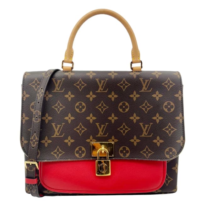 Louis Vuitton Marignan Monogram Canvas Shoulder Bag Coquelicot in Coated canvas from Dallas Designer Handbags, photo 1 of 1