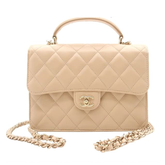 Chanel Backpack Quilted Beige Lambskin 3way Shoulder Bag in Beige Lambskin from The Reluxe, photo 1 of 1