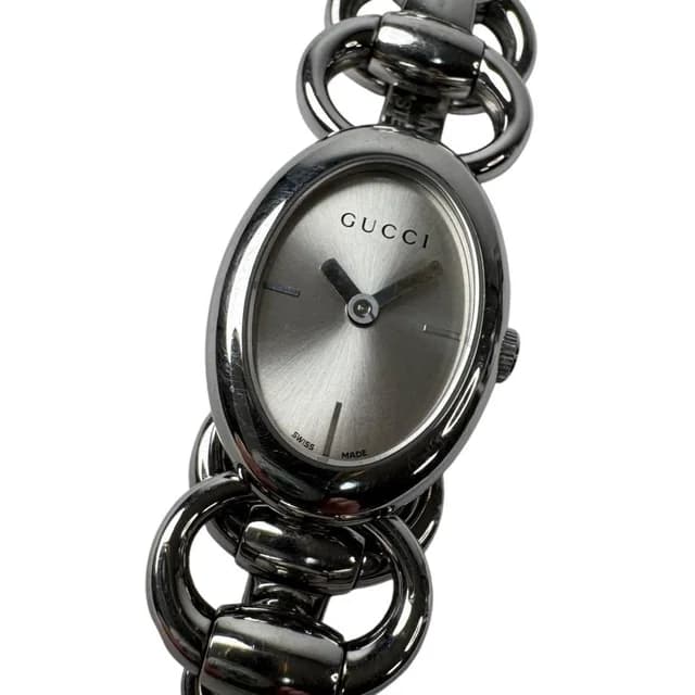 Gucci 118 Tornavoni Watch Silver Oval in Silver from The Reluxe, photo 1 of 1