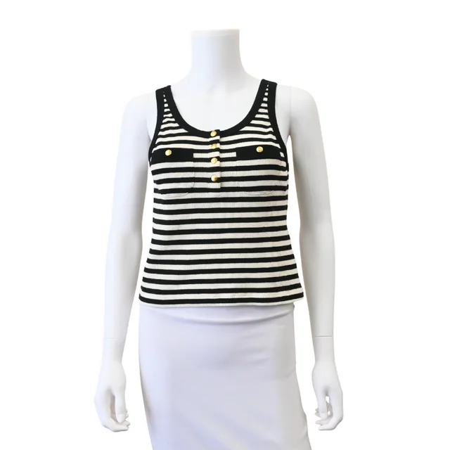 Celine Marinière Striped Tank Top from Clotheshorse Anonymous, photo 1 of 1
