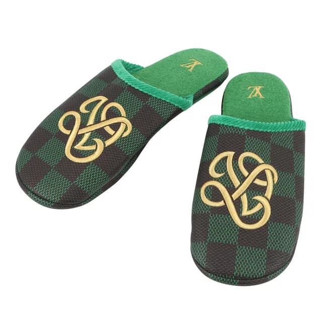 Slippers LV Palace Line Mules Damier Pattern Leather Rubber 10 in Leather from The Reluxe, photo 1 of 1