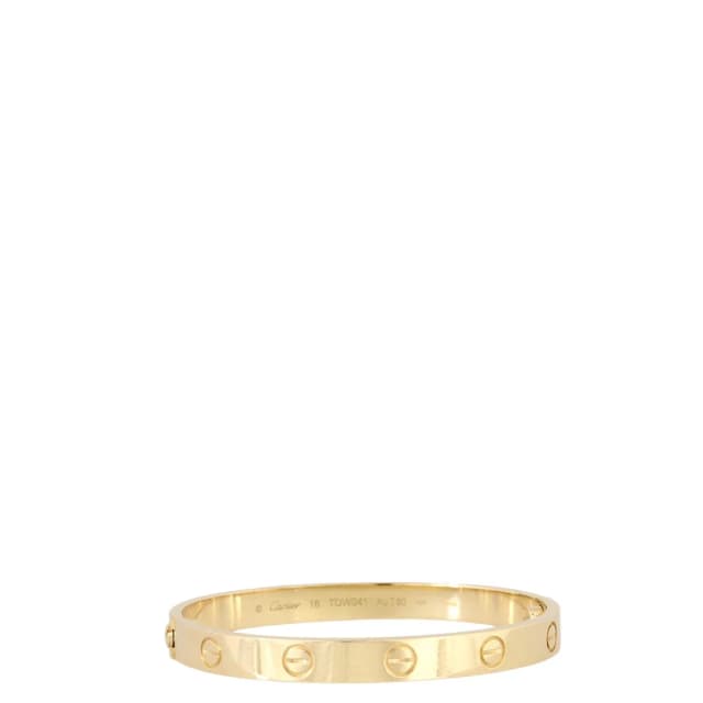 Cartier Classic Love Bracelet 18k Yellow Gold in Yellow from Luxe.It.Fwd, photo 1 of 1