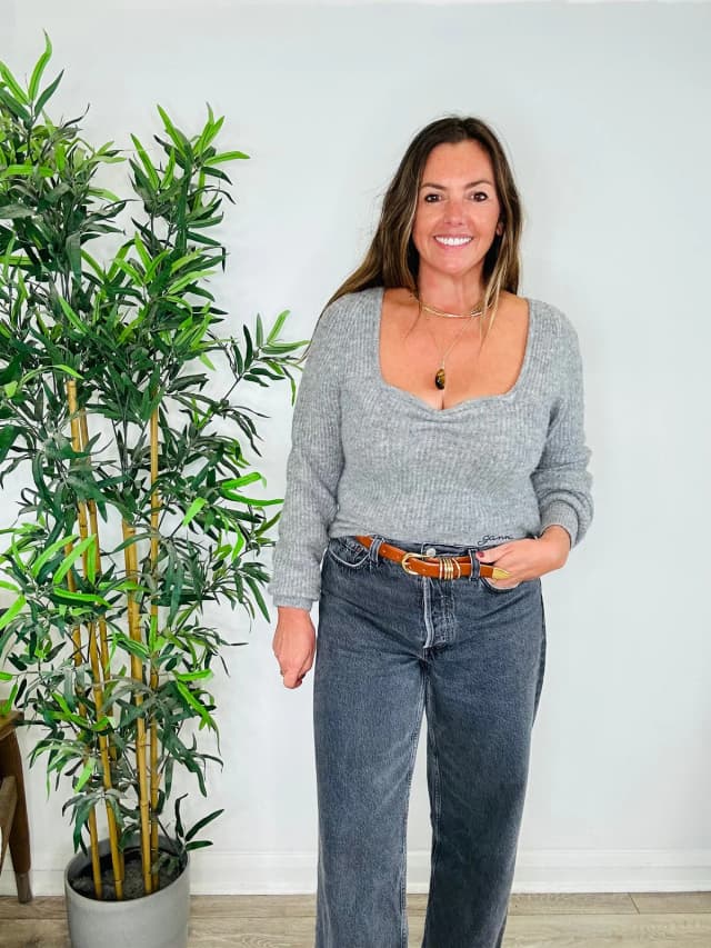 GANNI Rib Knit Jumper - Size S in Wool from Edit Second Hand, photo 1 of 1