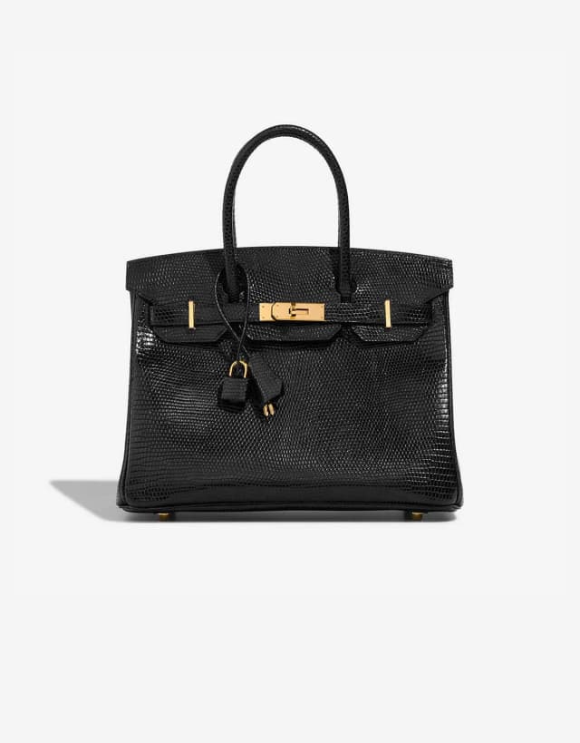 Hermès Birkin 30 Varanus Niloticus Lizard Black in Black Lizard from SACLÀB, photo 1 of 1