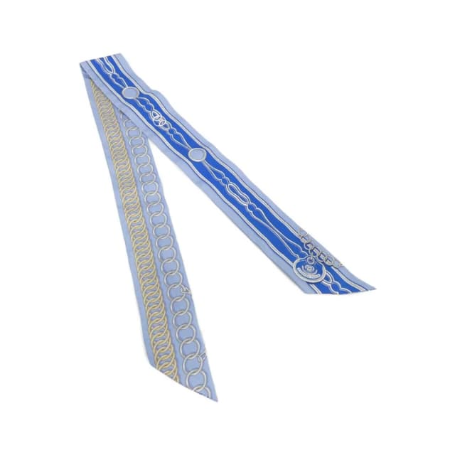 Hermès Maillons Twilly Scarf in Silk from The Reluxe, photo 1 of 1