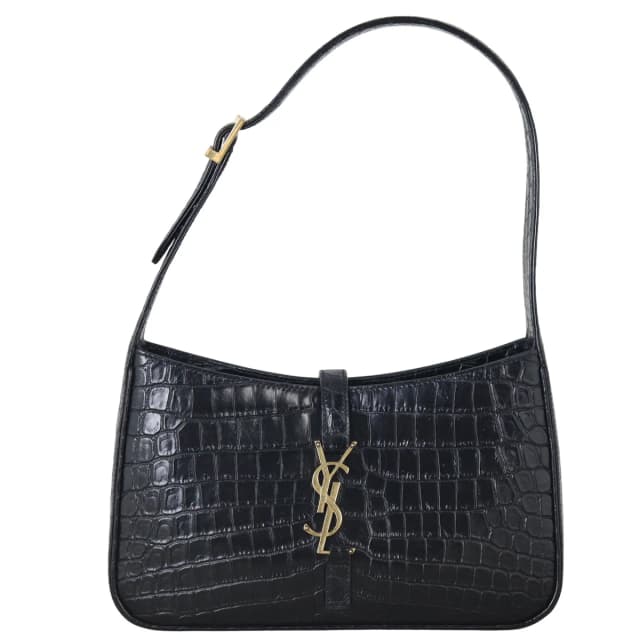 Saint Laurent Le 5 A 7 Hobo Croc-Embossed in Crocodile from Luxe.It.Fwd, photo 1 of 1