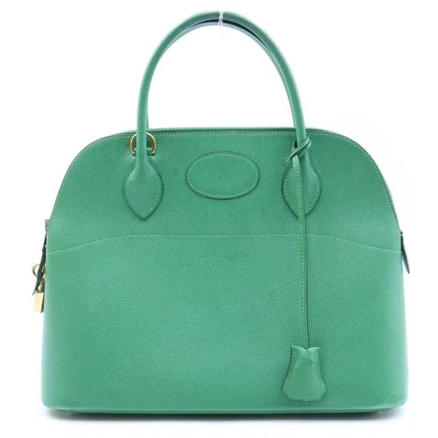 Hermès Bolide 31 Veau Epsom 2-Way Shoulder Bag Green Gold in Green Epsom leather from The Reluxe, photo 1 of 1
