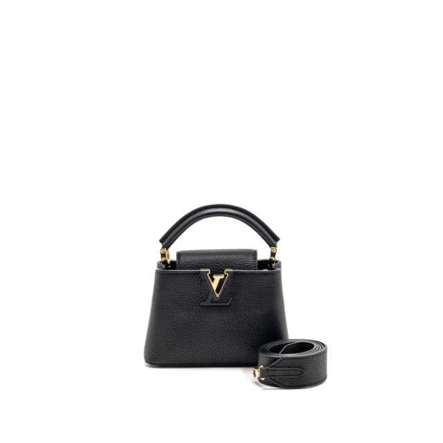 Louis Vuitton mini capucines Taurillon black GHW in Black Leather from EMIER, photo 1 of 1